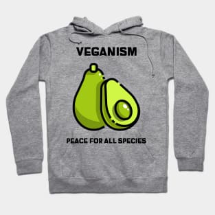 Veganism Peace For All Species Hoodie